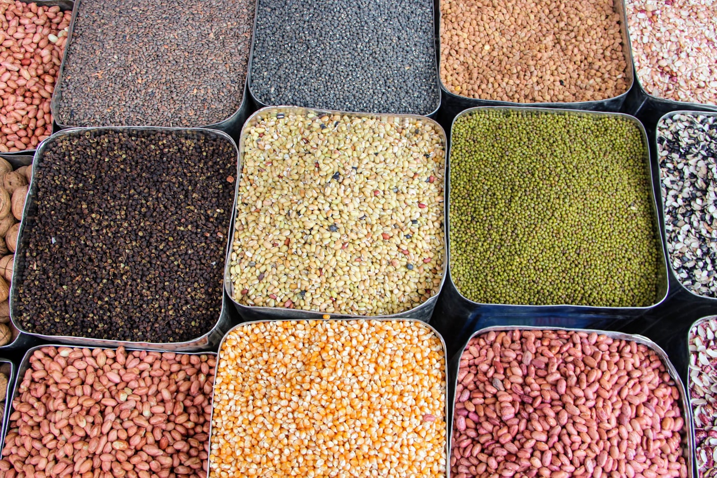 Assorted grains and pulses